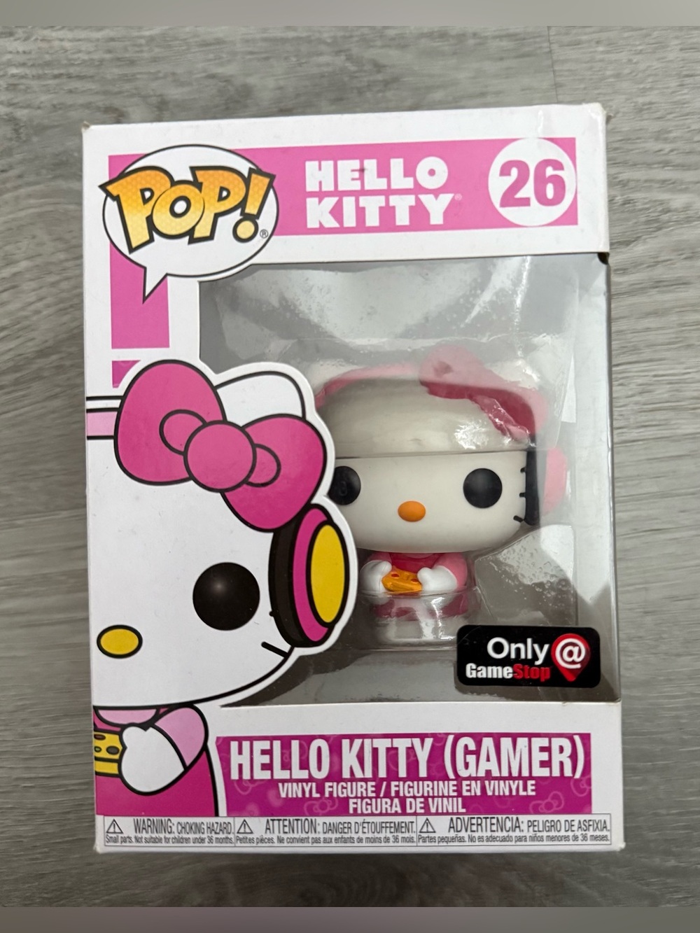 Funko Hello Kitty Gamer Pop! - Pink, White & Yellow